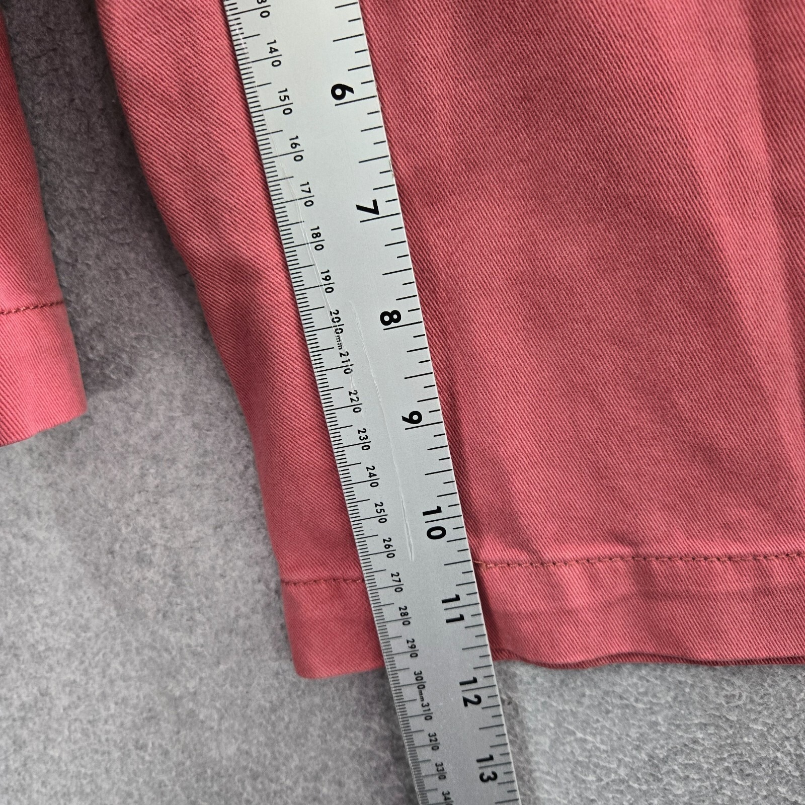 Urban Pipeline Men Shorts 32 Red Bermuda Flat Front Hits At Knee Nwt — image 5 of 8